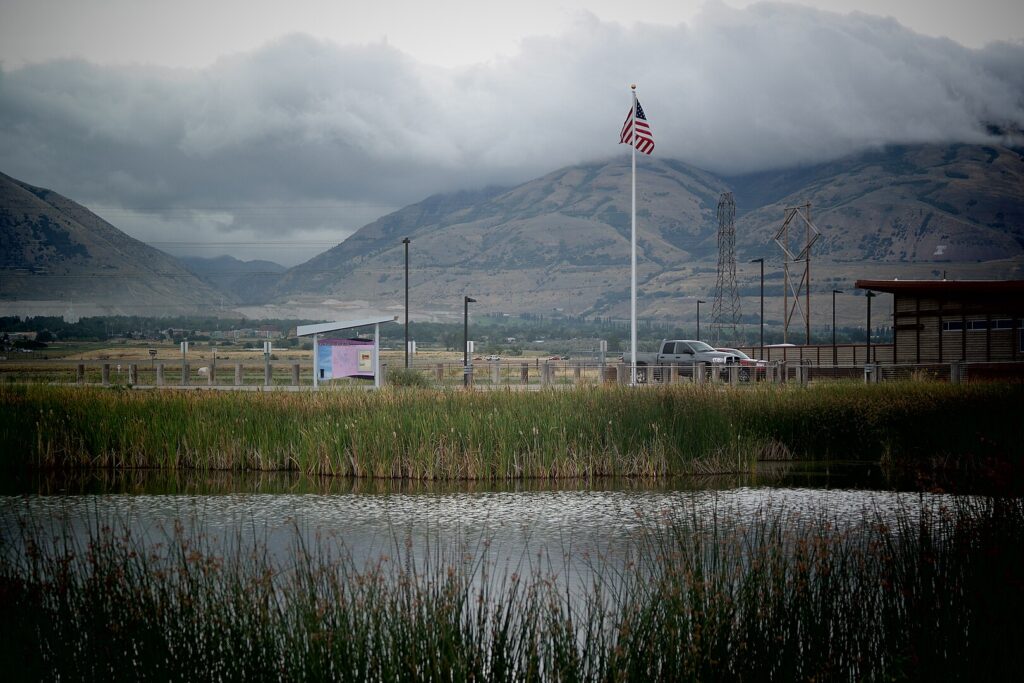 Bear River Migratory Bird Refuge.