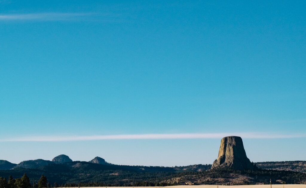 grey butte in mesa