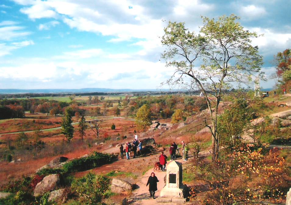 Little Round Top Battlefield, Gettysburg National Military Park, PA