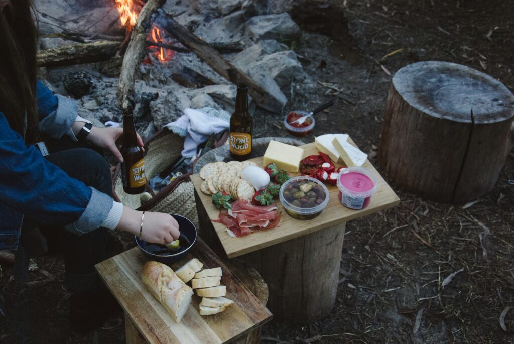 Person about to cook food.