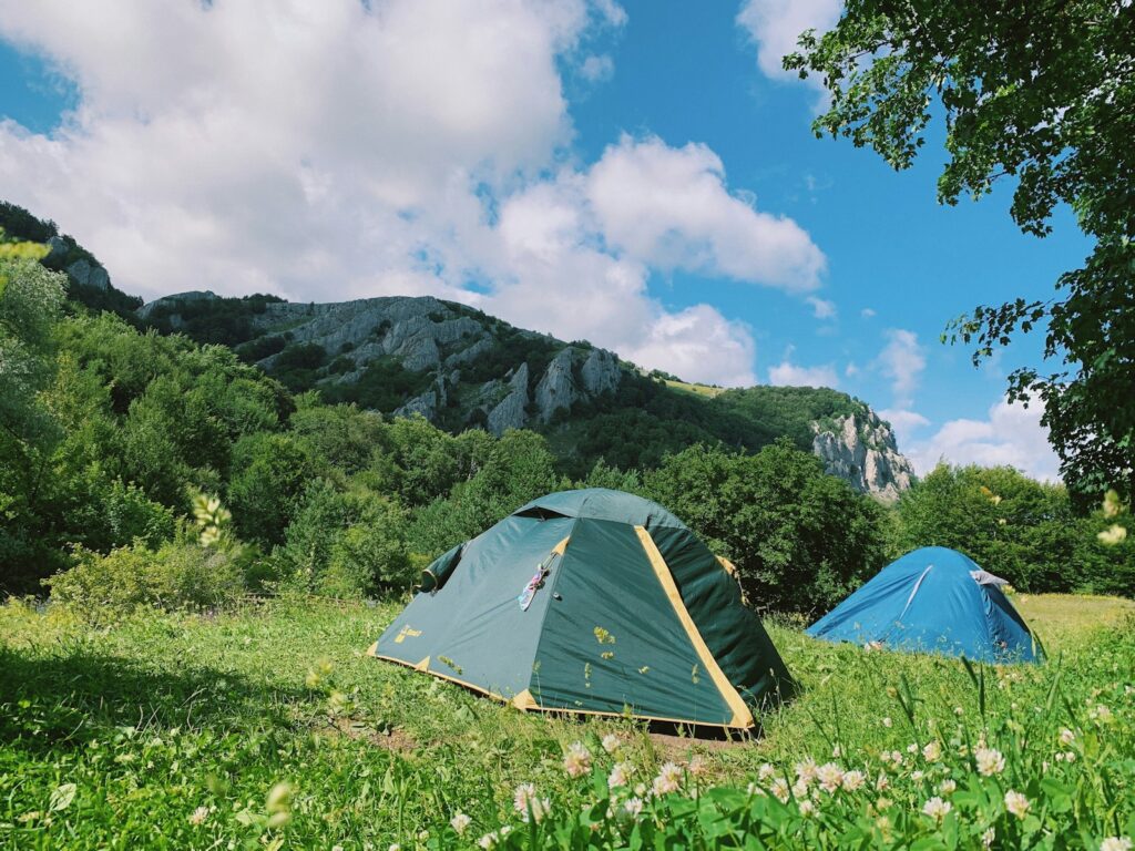 white dome tent on green grass field during daytime