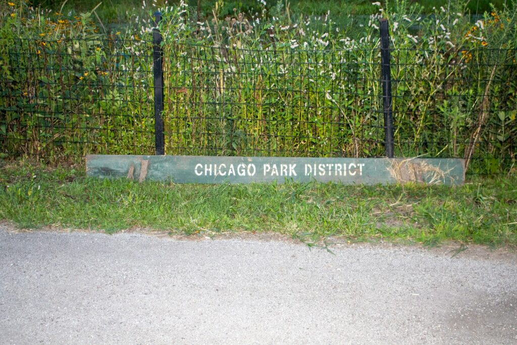 a sign on the side of a road